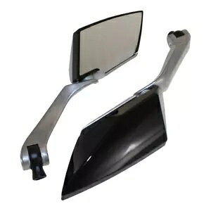 2x I[goC~[X|[NA~ CNC tCXubNXYL GSX-R 1100W 93-97- 2x motorcycle mirror Spok aluminum CNC milled black for Suzuki GSX-R 1100W 93-97-