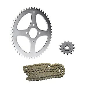 `F[Zbg 13/50 sjIXvPbg`F[ Hercules Prima 2 3 4 5 M 4 5-p Chain Set 13/50 Teeth Pinion Sprocket Chain for Hercules Prima 2 3 4 5 M 4 5-
