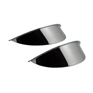 1 yA vVF[h X|bgv 4 1/2 C` TCg N[ n[[_rbh\ 41-22 p 1 Pair Lampshade Spotlamps 4 1/2" Sight Chrome for Harley-Davidson 41-22-