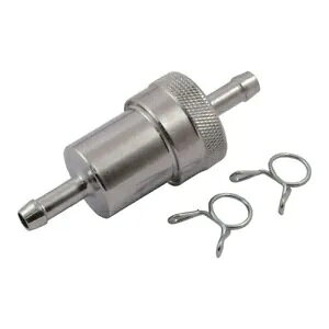 nCt[K\tB^[ 5/16C` N[rbgA~jEAn[[p - Davidson- High Flow Gasoline Filter 5/16" Chrome Billet Aluminum, for Harley - Davidson-
