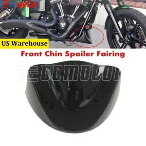 �n�[���[�_�C�i FXDL FXDC FXDB FXDF FXD �t�����g�`���X�|�C���[�G�A�_���t�F�A�����O�u���b�N For Harley Dyna FXDL FXDC FXDB FXDF FXD Front Chin Spoiler Air Dam Fairing Black