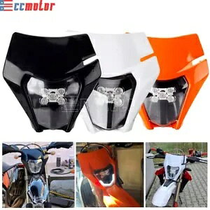 X[p[gGf[ LED wbhCgwbhv}n TTR110 TTR230 WR250F WR450F Supermoto Enduro LED Headlight Head Lamp for Yamaha TTR110 TTR230 WR250F WR450F