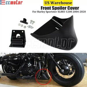 ubNtg`X|C[GA_tFAOK[hn[[X|[cX^[XL 2004-2020p Black Front Chin Spoiler Air Dam Fairing Guard For Harley Sportster XL 2004-2020