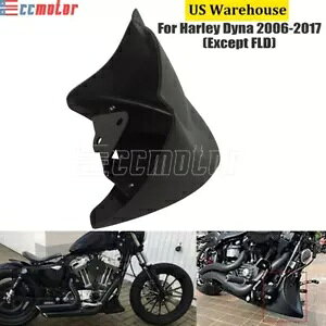 �t�����g�`���X�|�C���[�G�A�_���t�F�A�����O�n�[���[�_�C�i�t�@�b�g/�X�g���[�g�{�u���[���C�_�[FXDL�p Front Chin Spoiler Air Dam Fairing For Harley Dyna Fat/Street Bob Low Rider FXDL