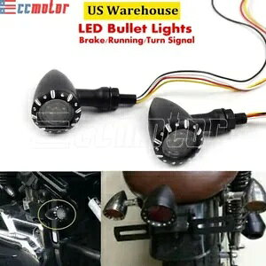 LED ubg u[L ECJ[ ^[ VOi Cg CWP[^[ n[[ _Ci c[O XLp LED Bullet Brake Blinker Turn Signal Light Indicator For Harley Dyna Touring XL