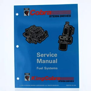 OMC LO & Ru OEM HRVXe T[rX }jA 1994 0500596 3.0L 4.3L + OMC King & Cobra OEM Factory Fuel System Service Manual 1994 0500596 3.0L 4.3L +