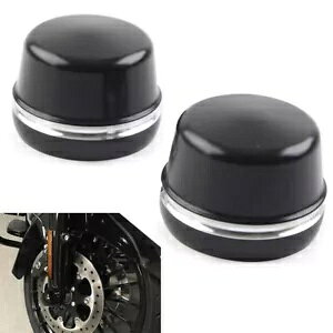 n[[GNgOCh EgNVbN FLHTC FLHTCU tgANXLbvibgJo[p for Harley Electra Glide Ultra Classic FLHTC FLHTCU Front Axle Cap Nut Covers
