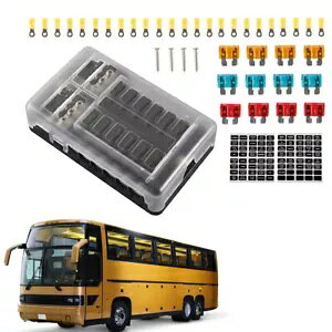 12 Ƀq[Y{bNXALED CWP[^tA}CiXz[qt 12-Way Fuse Box W/LED Indicator With Negative Distribution Terminal Blocks