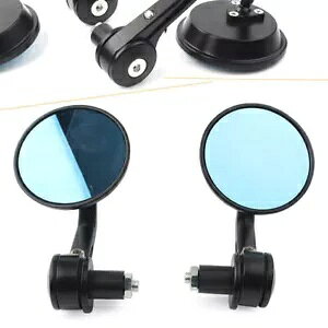 7/8C` nho[ o[Gh obN~[ jo[TtBbg _[goCN {o[ JtF 7/8" Handlebar Bar End Rearview Mirror Universal Fit Dirt Bike Bobber Cafe