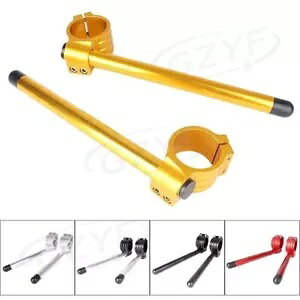 I[goC 7/8 "NbvInho[ 50 ~[gtH[N`[uJtF[T[jo[T Motorcycle 7/8" Clip-On Handlebars 50mm Fork Tube For Cafe Racer Universal