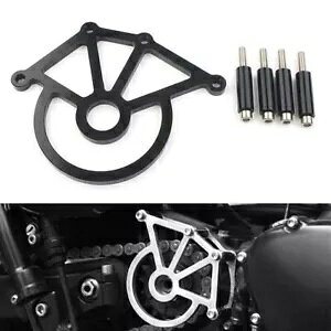 XvPbg Jo[ `F[ی 2007-14 XNXg 900 XNu[ 2006-14 ubN Sprocket Cover Chain Protection for 2007-14 Thruxton 900 Scrambler 2006-14 Black