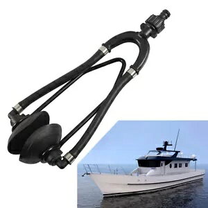 �D���p���j�o�[�T�����E���h��d�ǃ��[�^�[�t���b�V���[�f���A�������S���| Universal Round Double Tube Motor Flusher Dual Water Feed Rubber Steel for Ships �y���s�A���i�z