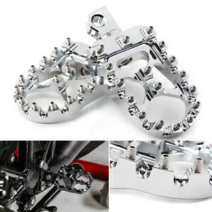 MX �X�^�C�� ���C�h �t�b�g�y�O �n�[���[ �_�C�i �X�|�[�c�X�^�[ �A�C�A�� 883 �t�@�b�g�{�[�C �{�o�[ ���[�^�[�ɓK�� MX Style Wide Foot Peg Fit Harley Dyna Sportster Iron 883 Fatboy Bobber Motor �y���s�A���i