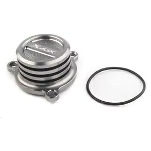 CNC GWICtB^[LbvJo[ }n XMAX 250 ABS 300 400 2018 `^ɓK CNC Engine Oil Filter Cap Cover Fit Yamaha XMAX 250 ABS 300 400 2018 Titanium