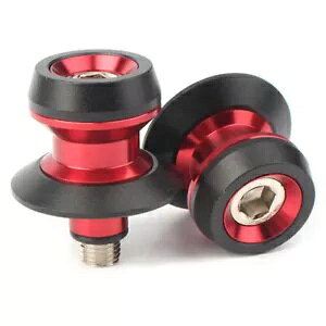 0.4C` XCOA[ Xv[ X^h XN[ XC_[ }n z_ CBR600 JTL Z800 bhɓK 0.4"Swing Arm Spool Stand Screw Slider Fit Yamaha Honda CBR600 Kawasaki Z800 Red