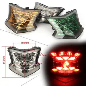 LED 一体型テールターンシグナルライト カワサキ Z650 Z900 ABS 17-18 に適合 LED Integrated Tail Turn Signals Light Fit Kawasaki Z650 Z900 ABS 17-18