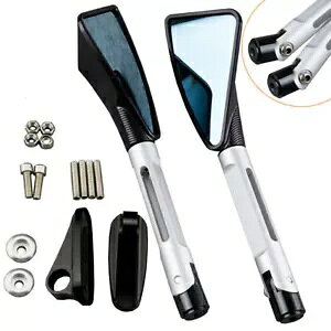 2x A~Ar[TCh~[ XYL GSXR1000 05-11 & GSXR600 2006-12 ɓK 2x Aluminum Rear View Side Mirrors Fit Suzuki GSXR1000 05-11 & GSXR600 2006-12