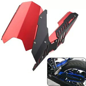 ���A�t�F���_�[ �}�b�h�K�[�h �`�F�[�� �K�[�h �J�o�[ ���b�h ���}�n MT03 R3 R25 2013-2020 po�p Rear Fender Mudguard Chain Guard Cover Red for YAMAHA MT03 R3 R25 2013-2020 po