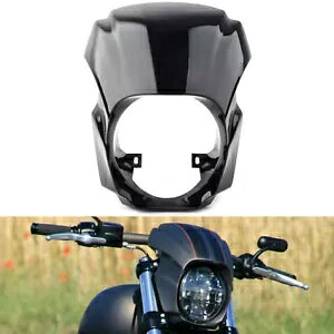 フロントヘッドライトフェアリングカバーマスク ハーレーソフテイルブレイクアウト 2018-2020用 Front Headlight Fairing Cover Mask For Harley Softail Breakout 2018-2020