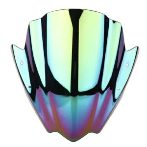 jo[T tgKX EBhXN[ I[goC 7/8C` 1C` nho[t fB[vCWE Universal Windshield Windscreen Motorcycle w/7/8" 1" Handlebar Deep-Iridium