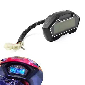 jo[T RPM tfW^I[goCsvXs[h[^[^R[^[Q[Wx Universal RPM LCD Digital Motorcycle Odometer Speedometer Tachometer Gauge Speed
