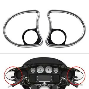 c[OEg~ebhpyATCh~[tFAO}EgAuChX|bg Pair Side Mirror Fairing Mount Rear Blind Spot For Touring Ultra Limited