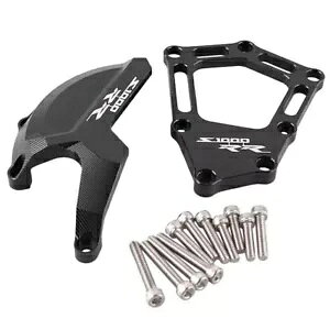 CNC エンジン ステーター スターター カバー スライダー プロテクター セット BMW S1000RR 09-14 ブラックに適合 CNC Engine Stator Starter Cover Slider Protector Set Fit BMW S1000RR 09-14 Black