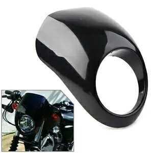 OXubNwbhCgtFAO}XNoCU[Jo[tBbgn[[X|[cX^[_CiXL FX Gloss Black Headlight Fairing Mask Visor Cover Fit Harley Sportster Dyna XL FX