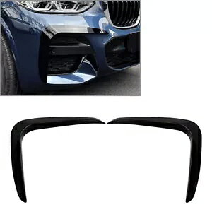 tgtHOvt[gyAtBbg BMW X3 G01 2018-2021 OXubN Front Fog Lamp Frame Decoration Trim Pair Fit BMW X3 G01 2018-2021 Gloss Black
