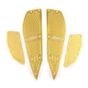 XN[^[ tg & A tbgXg tbgXebv }n XMAX250 2011-2016 2015 S[hp Scooter Front & Rear Footrest Foot Step for Yamaha XMAX250 2011-2016 2015 Gold