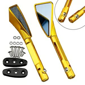 CNC A~ATCh~[ XYL GSXR 1000 2001 2002 2003 2004 S[fɓK CNC Aluminum Rear Side Mirrors Fit Suzuki GSXR 1000 2001 2002 2003 2004 Golden