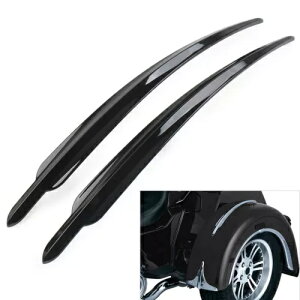 AtF_[gbvZ^[gtBbgn[[gCNgCOChEgFLHTCUTGubN Rear Fender Top Center Trim Fit Harley Trike Tri Glide Ultra FLHTCUTG Black