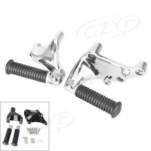 2x �㕔����ȃt�b�g�y�O�}�E���g�L�b�g Harley 883 1200 XL Sporster 2014-17 16 �ɓK�� 2x Rear Passenger FootPegs Mount Kit Fit Harley 883 1200 XL Sporster 2014-17 16 �y���s�A���i�z