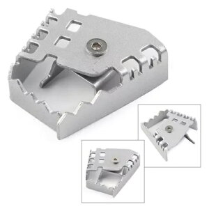 N[ Atbg u[L yO pbh GNXe_[ BMW F650GS F700GS F800GS R1200GS LCp Chrome Rear Foot Brake Peg Pad Extender for BMW F650GS F700GS F800GS R1200GS LC