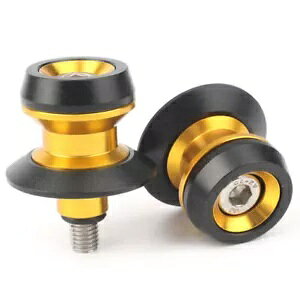 8MM XCOA[ Xv[ XC_[ X^h lW tBbg z_ }n JTL XYL S[h 8MM Swingarm Spools Slider Stand Screw Fit Honda Yamaha Kawasaki Suzuki Gold