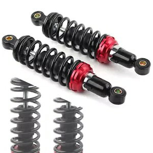 2x 260mm 10C` I[goC ATV XN[^[ AVbNAu\[o[ TXyV 440bs ubN 2x 260mm 10" Motorcycle ATV Scooter Rear Shock Absorber Suspension 440bs Black