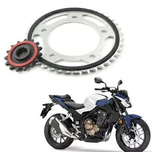 �t�����g 15T & ���A 41T �G���W�� �`�F�[�� �h���C�u �X�v���P�b�g �L�b�g �z���_ CB500F 2013 ? 2017 �ɓK�� Front 15T& Rear 41T Engine Chain Drive Sprocket Kit Fit HONDA CB500F 2013~2017