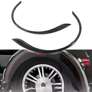 AtF_[tAXJ[ggANZgubNtBbgn[[gCOChEg FLHTCUTG Rear Fender Flares Skirts Trim Accent Black Fit Harley Tri-Glide Ultra FLHTCUTG