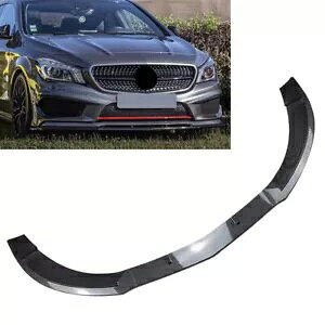 ZfXxc C117 CLA200 CLA45 AMG J[{tgop[Xvb^[bvX|C[ɓK Fit Mercedes Benz C117 CLA200 CLA45 AMG Carbon Front Bumper Splitter Lip Spoiler