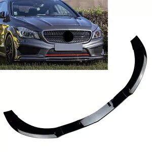 ZfXxc C117 CLA200 CLA45 AMG 2013-15 ubNtgop[Xvb^[bvɓK Fit Mercedes Benz C117 CLA200 CLA45 AMG 2013-15 Black Front Bumper Splitter Lip