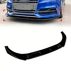 tgop[X|C[bvAEfB A3 S C S3 8V tFCXtgO 2013-2016 Front Bumper Spoiler Lip For Audi A3 S-Line S3 8V Pre-Facelift 2013-2016
