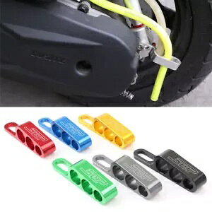 6 �~�����[�g�����j�o�[�T���I�[�g�o�C 3 �p�C�v�u���P�b�g�X�e���g�p���`���[�u�Œ�O���[�� 6mm Universal Motorcycle Three Pipes Bracket Stent Waste Oil Tube Fixed Green