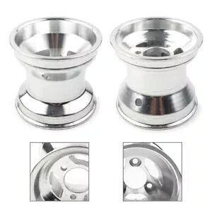 1 yA 10X4.50-5 tgA~zC[nutBbgS[J[gJ[g ATV oM[ 1 pair 10X4.50-5 Front Aluminum Wheel Rim Hub Fit for GO KART KARTING ATV Buggy