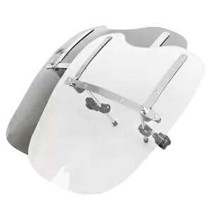 19 C` tgKX EBhXN[ n[[ NX{[ 2008-2011 2009 2010 ɓK 19" Front Windshield Wind Screen Fit Harley Cross Bones 2008-2011 2009 2010