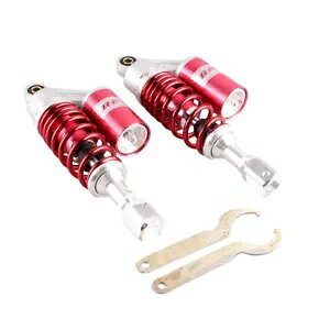 280 ~[gVbNGAAu\[o[TXyVz_JTL}nXYLjo[T 280mm Shock Air Absorbers Suspension For Honda Kawasaki Yamaha Suzuki Universal