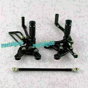CNC �A���~�j�E�� ���߉\�ȃ��[�V���O �t�b�g�y�O ���A�Z�b�g �z���_ CBR900 1993-99 �u���b�N�p CNC Aluminum Adjustable Racing Footpegs Rear Set for Honda CBR900 1993-99 Black �y���s�A���i�z