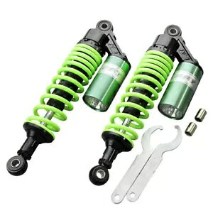 320mm I[goCAVbNAu\[o[ptBbg Kawasaki KLX Ninja Green 320mm Motorcycle Rear Shock Absorbers Replacement Fit Kawasaki KLX Ninja Green