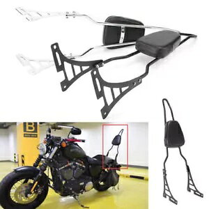 ȑV[V[o[ obNXg n[[ X|[cX^[ 1200 JX^ XL1200C 04-17 ɓK Passenger Side Sissy Bar Backrest Fit Harley Sportster 1200 Custom XL1200C 04-17