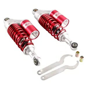 280mm 11C` AVbNAu\[o[ GATXyV JTL z_ XN[^[p bh 280mm 11" Rear Shock Absorber Air Suspension For Kawasaki Honda Scooter Red