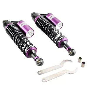 340mm 13.5C` VbN GAAu\[o[ TXyV I[goC 125cc-250cc p[v 340mm 13.5" Shock Air Absorbers Suspension Fit Motorcycle 125cc-250cc Purple